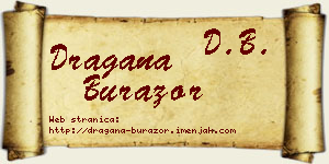 Dragana Burazor vizit kartica